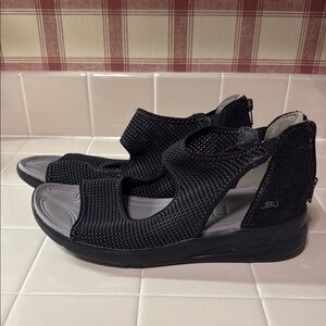JBU Black Water Resistant Sandals